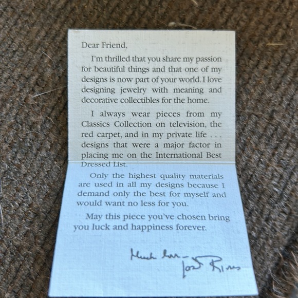 Joan Rivers Classics Collection Rhinestone Clip on Earrings - Picture 3 of 3